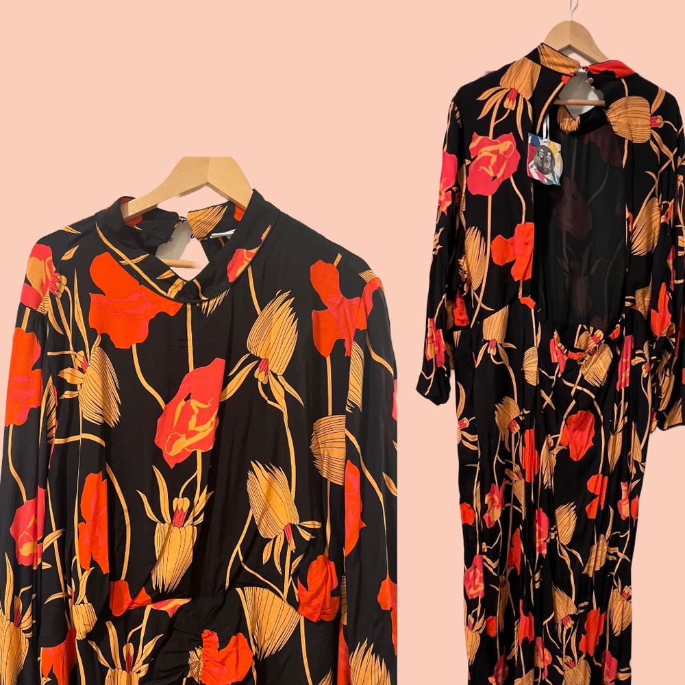 Plus-Sized RIXO Target Floral